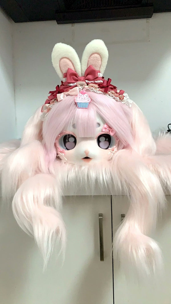 [Bunny] Pink bow bunny Kig Fursuits Stock