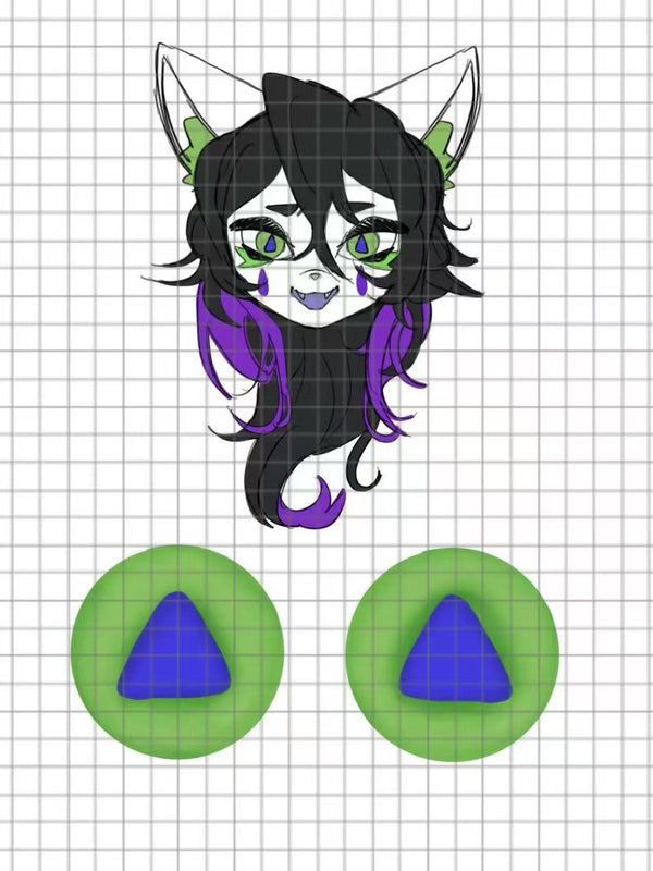 [Waiting for Adoption] - Scary little bat Kig Fursuit Head