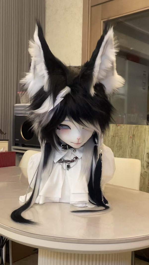 [Fox] Lightning alien fox Kig Fursuits Stock