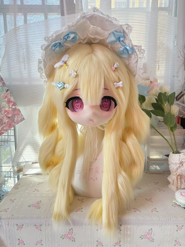 [Human] Yellow long hair human oc Kig Fursuits Stock