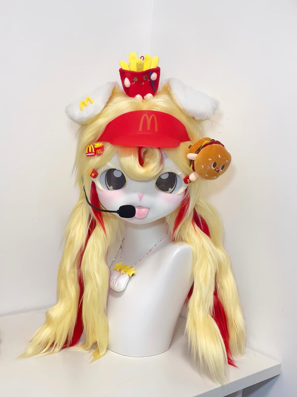 [Puppy] McDonald's Hamburger Puppy Kig Fursuits Stock