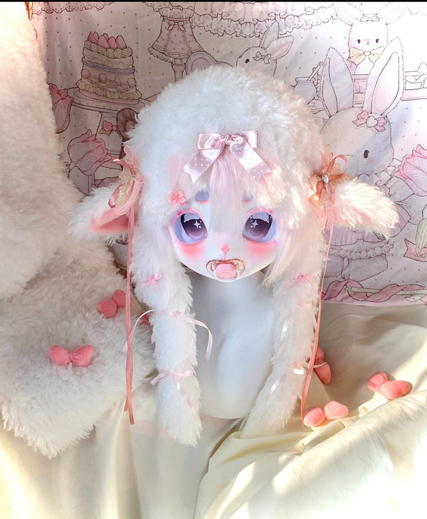 [Lamb] pink goat pacifier Kig Fursuits Stock