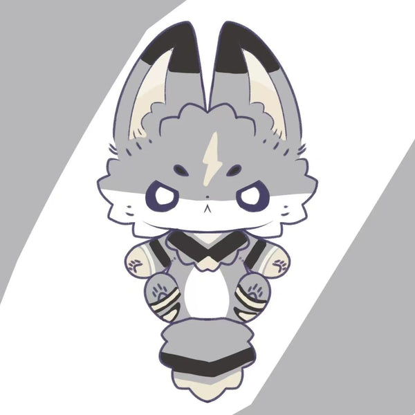 [Pre-sale adoption] - Ice cream grey dragon Kemono Fursuit Head