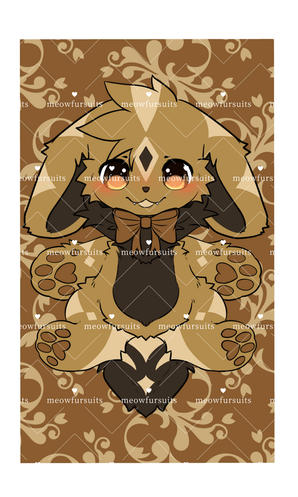 [Pre-sale adoption] - Gentleman Tuxedo Golden Retriever Kemono Fursuit Head
