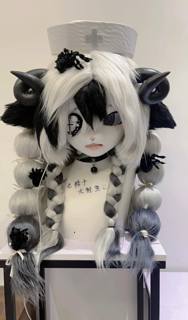 [Bunny] Devil Black Bunny Kig Fursuits Stock