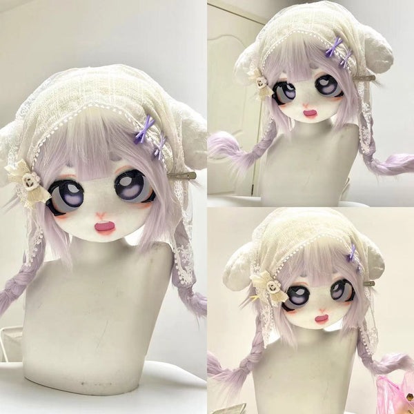 [Bunny] Purple taro bunny kig fursuits stock