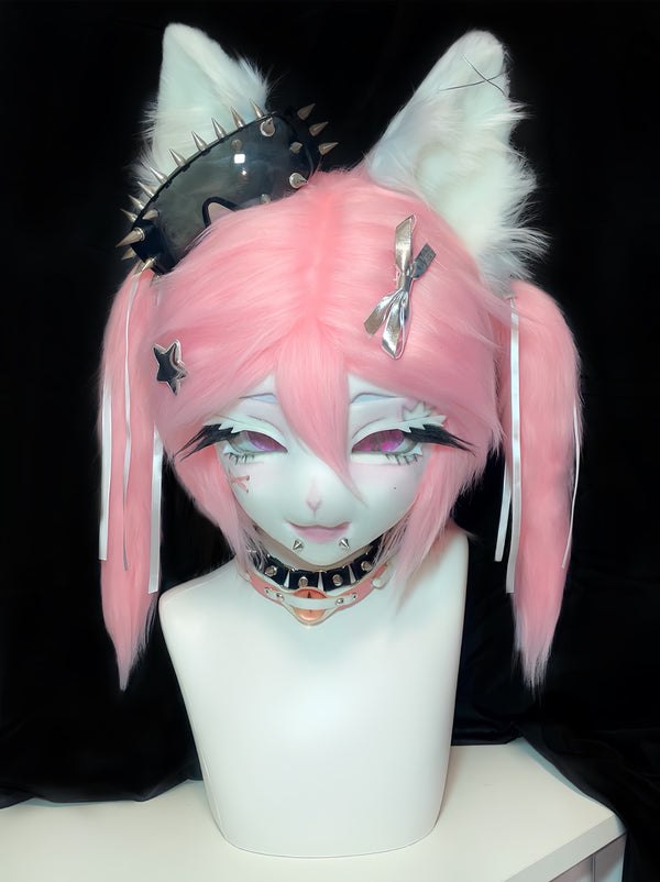 [Kitten] y2k pink rivet kitten Kig Fursuits Stock