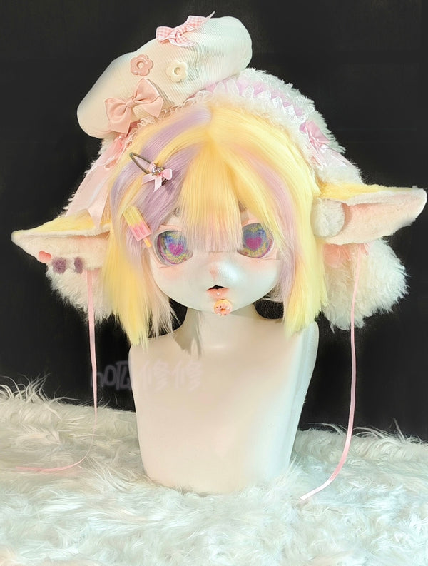 [Lamb] Cute macaron lamb kig fursuits stock