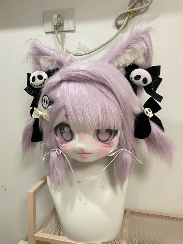 [Kitten] Black and purple kitten Kig Fursuits Stockji