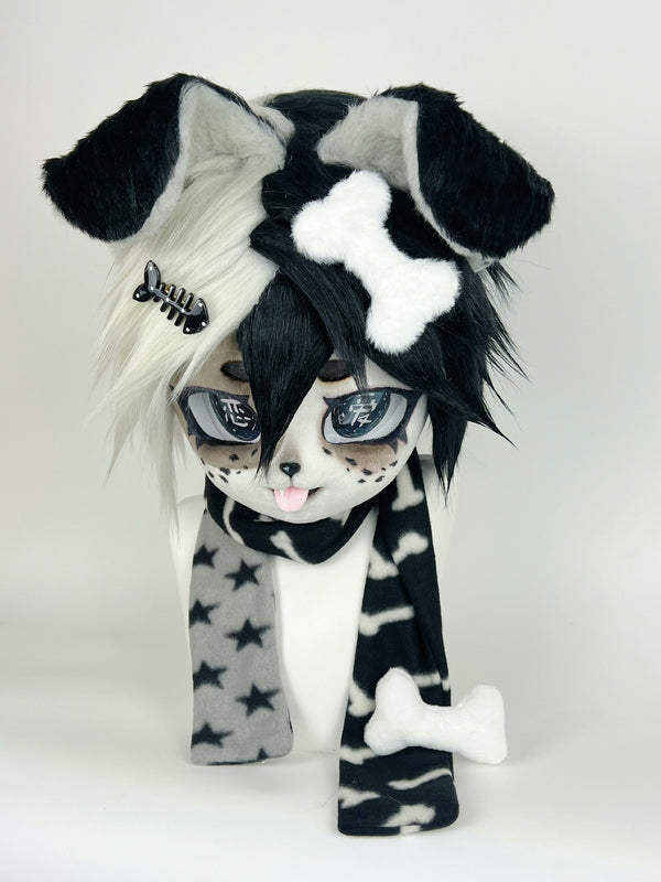 [Puppy] Love black and white puppy Kig Fursuits Stock