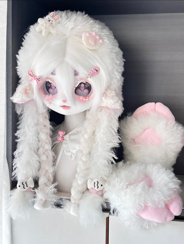 [Lamb] sweet lamb set Fursuits Stock（gift handpaws）