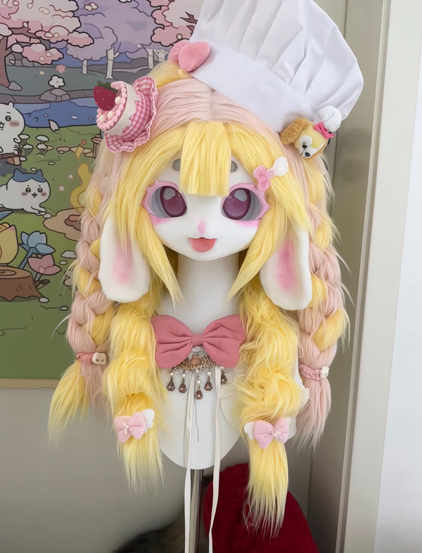 [Bunny] Chef Yellow Lop Rabbit Kig Fursuits Stock