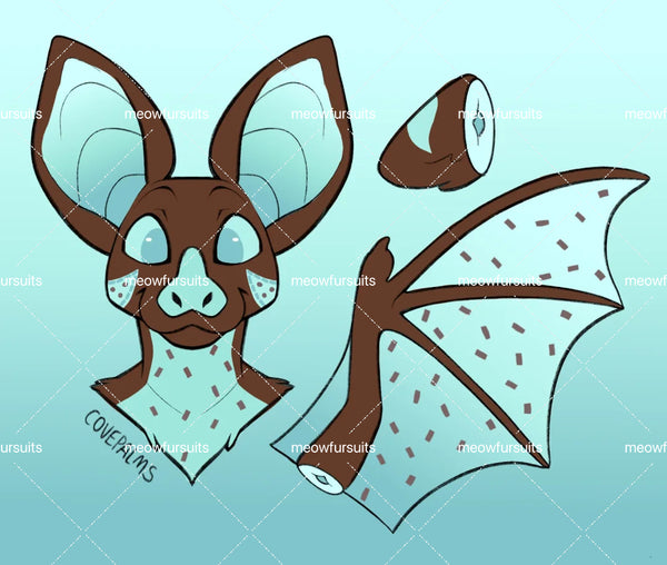 [Pre-sale adoption] - Realistic Bat Kemono Fursuit