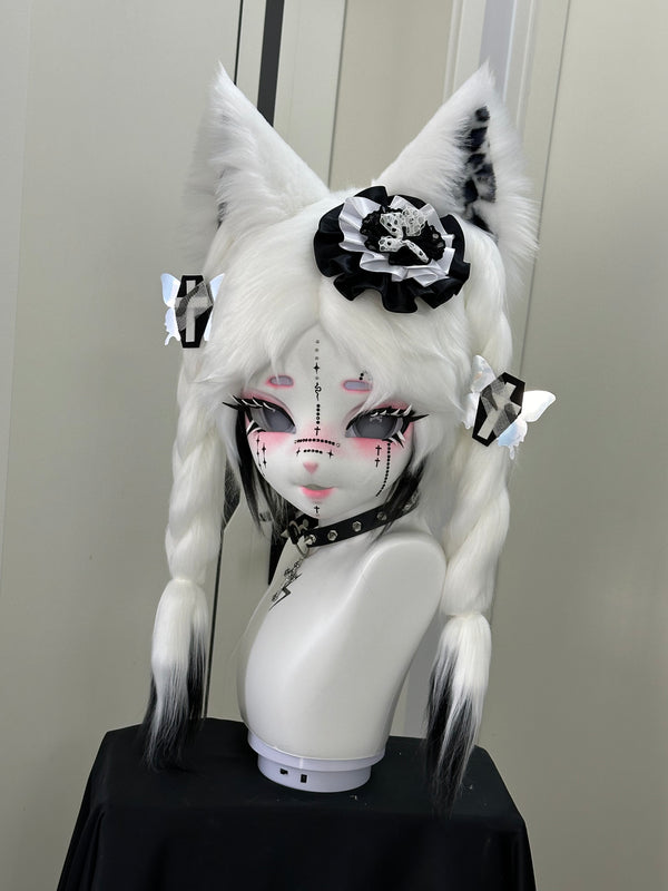 [Kittten] Snow leopard ears kitten Kig Fursuits Stock