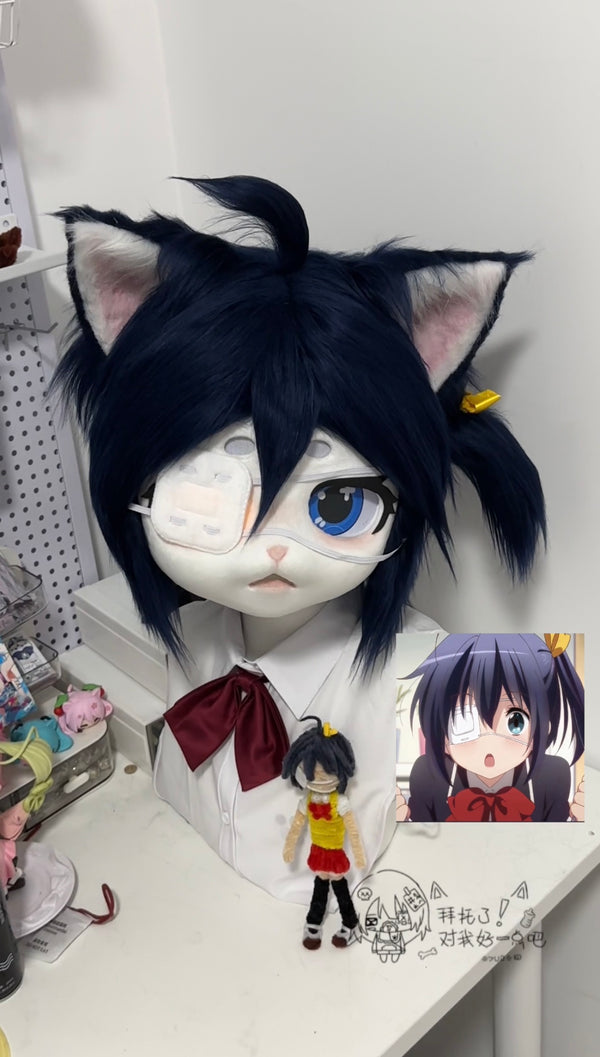 [Kitten] Rikka Takanashi inspired kitten kig fursuits stock