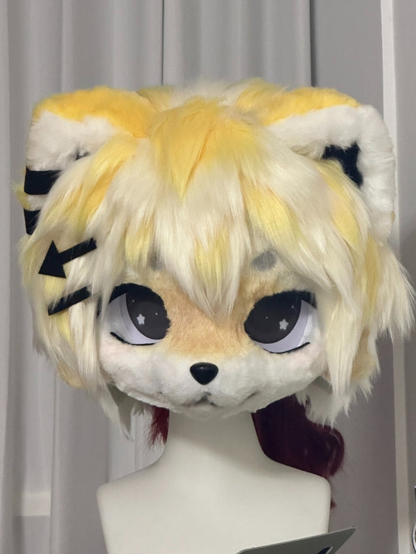 [Puppy] Yellow face plush puppy Kemono Fursuits Stock