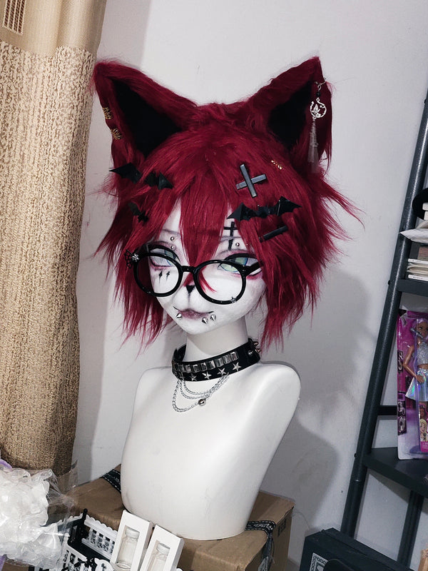 [Fox] Red-haired little fox kig fursuits stock