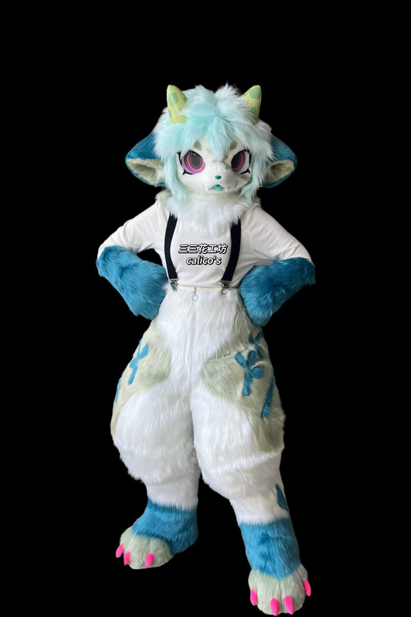 Mountain Spirit Kemono Full-Set Fursuit (Gift Body+Feetpaws+Handpaws+Tail)