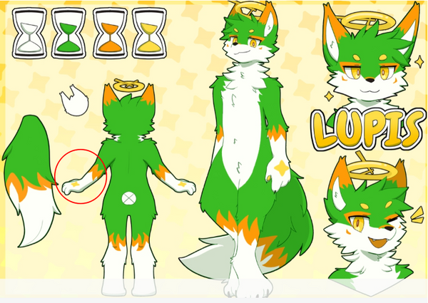 Commission-handpaws+tail Lupis