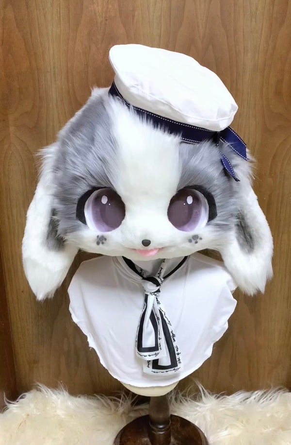 [Dog] Navy Puppy Head Kemono Fursuits Stock