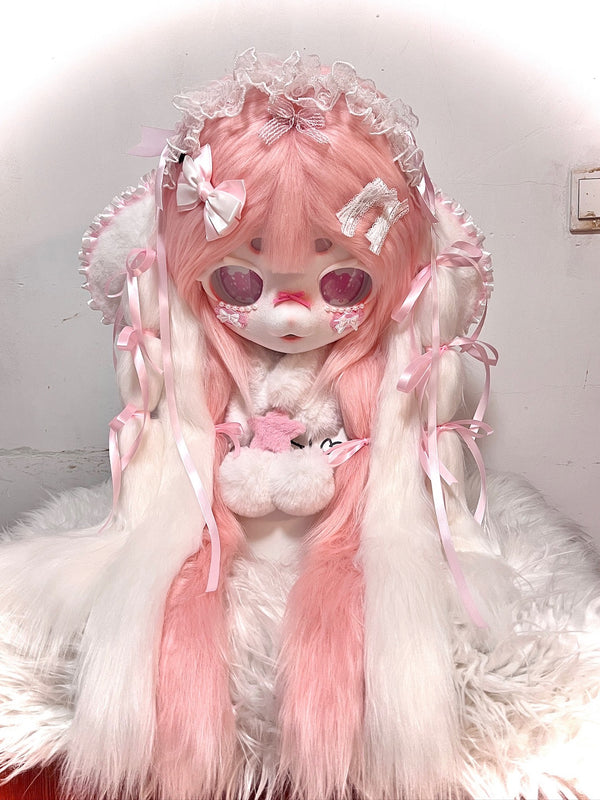 [Bunny] Cute Pink bunny Kig Fursuits Stock