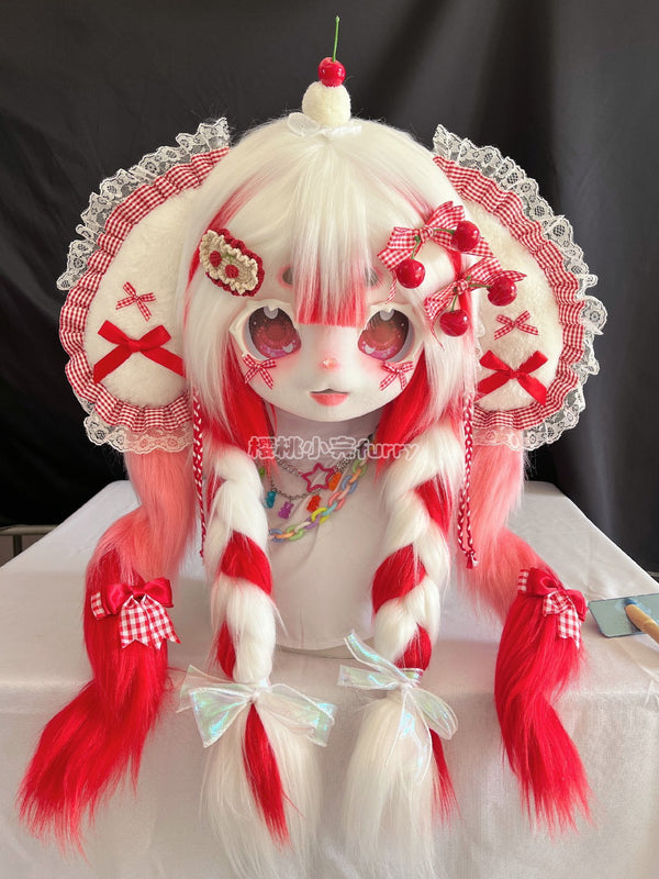 [Bunny] Red cherry bunny Kig Fursuits Stock