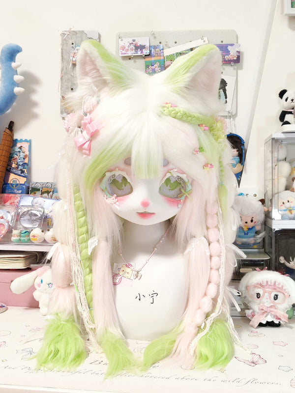 [Kitten] Grassland green kitten Lamb Kig Fursuits Stock