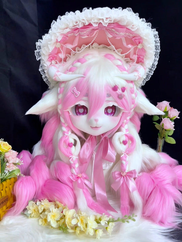 [Lamb] Lolita pure love succubus big wave curl lamb Kig Fursuits Stock