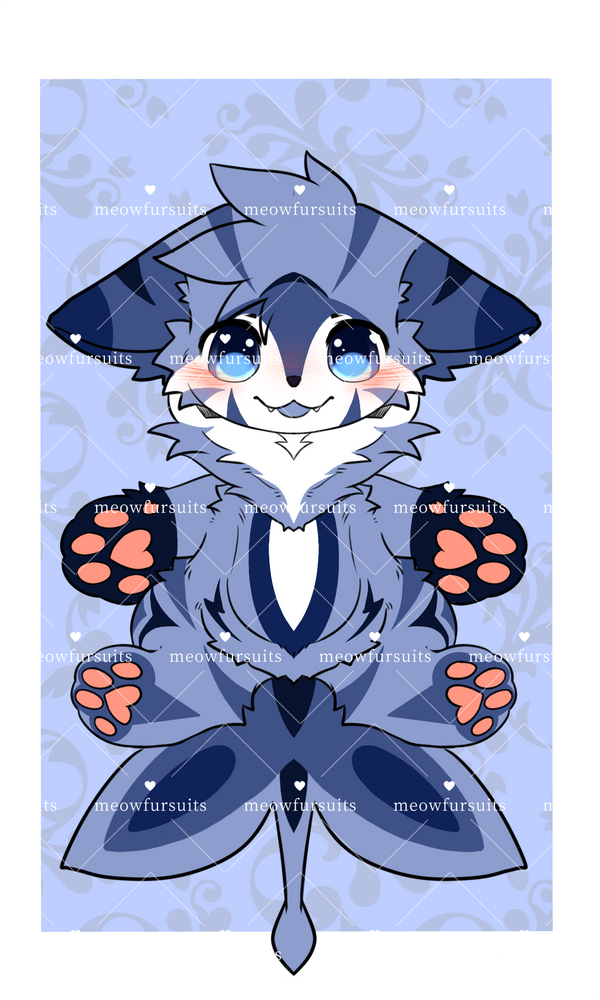 [Pre-sale adoption] - Colorblock pattern deep sea shark Kemono Fursuit Head