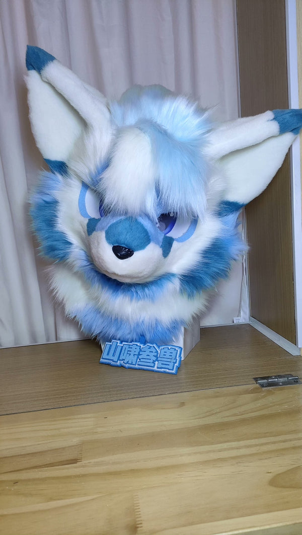 [Puppy] Blue gray and white American puppy Kemono Fursuits Stock