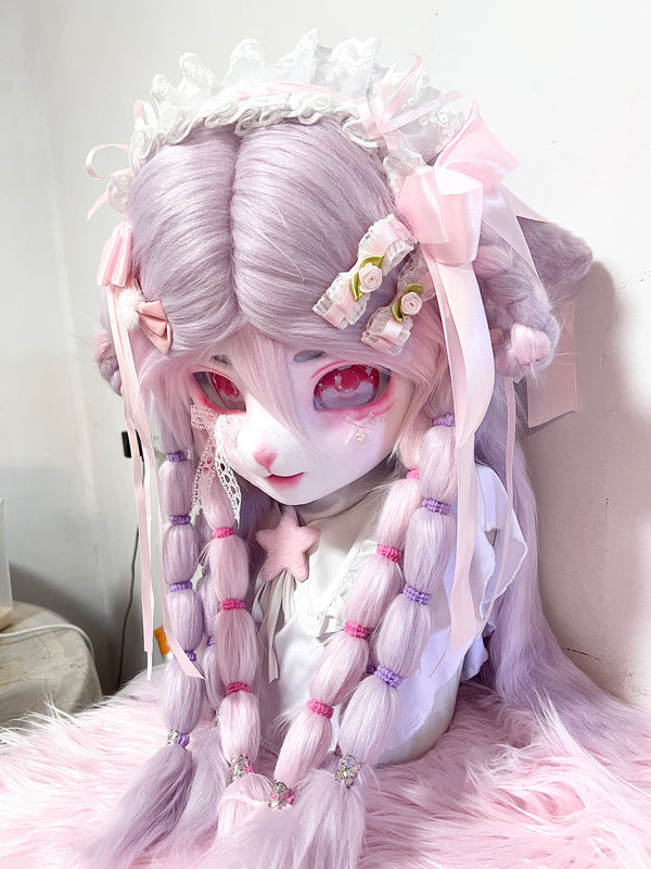 [Lamb] Purple braided lamb kig fursuits stock