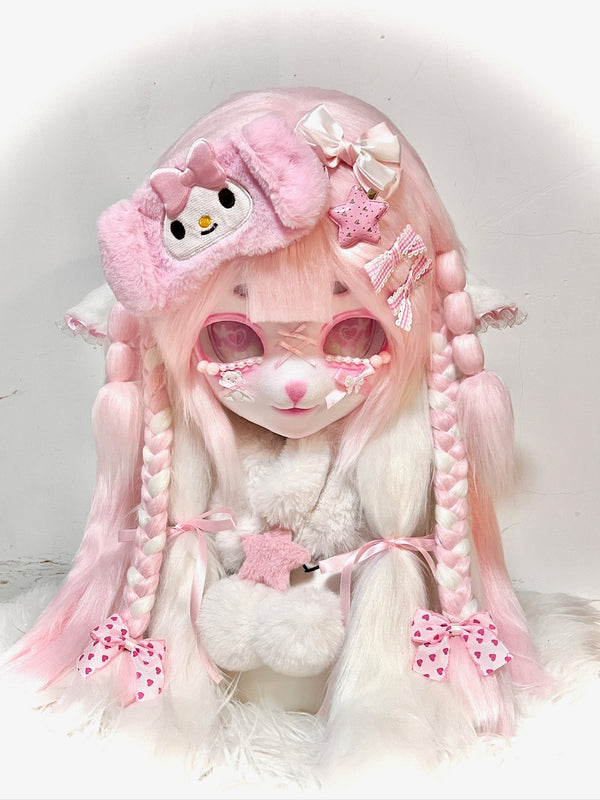 [Lamb] Pink Sleepy Lamb Kig Fursuits Stock