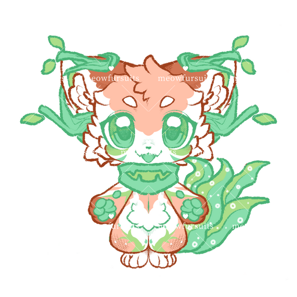 [Pre-sale adoption] - Forest Elf Deer Kemono Fursuit Head