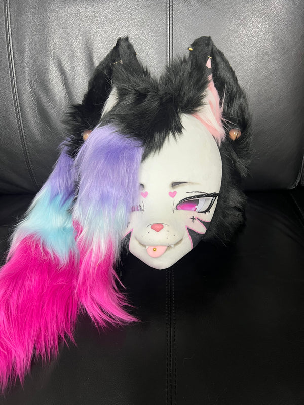 [Kitten] Side Bangs Rivet Cat Fursuits Stock