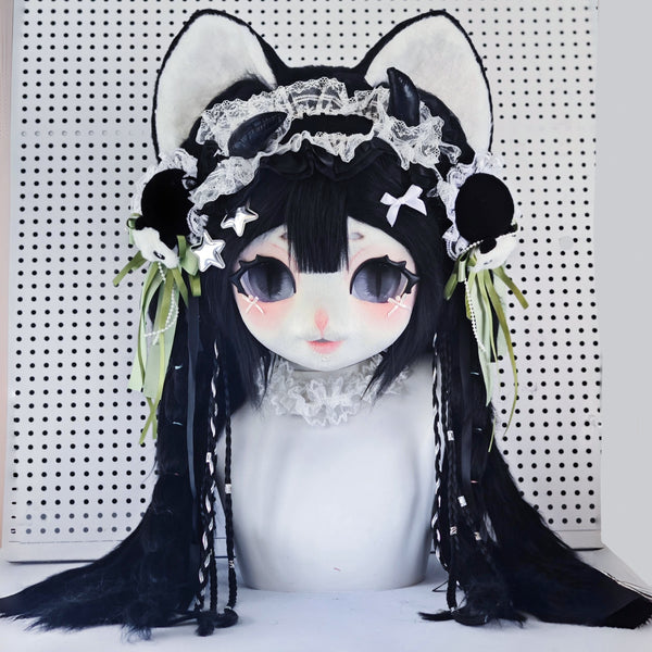 Chinese style bamboo forest panda Kig Head Fursuit
