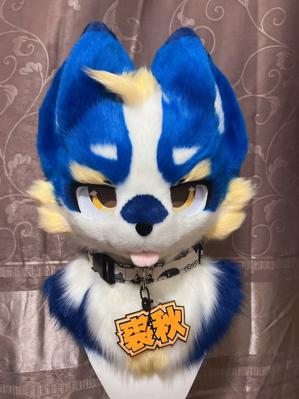 [Puppy] Blueberry Ice Cream Puppy Kig Fursuits Stock
