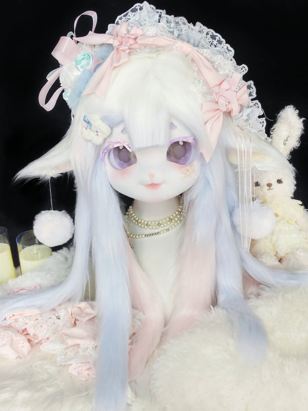 [Kitten] Macaron Bow Kitten Kig Fursuits Stock