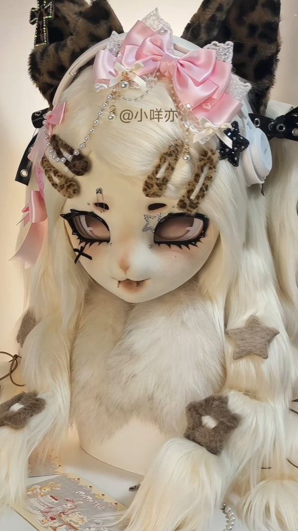 [Kitten] Leopard print y2k hottie kitten Kig Fursuits Stock