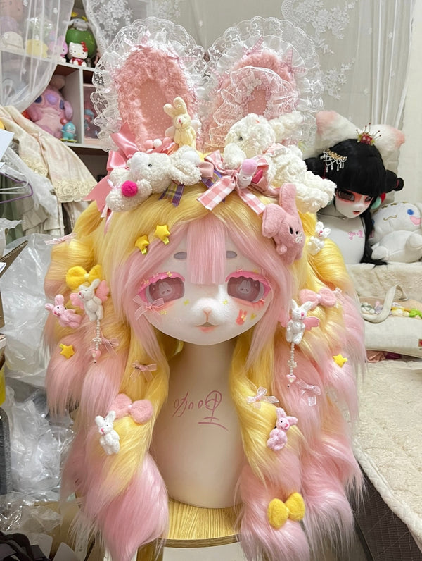 [Bunny] Strawberry Bunny Kig Fursuits Stock