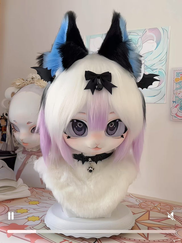 [Fox] Multi-colored little fox Kig Fursuits Stock