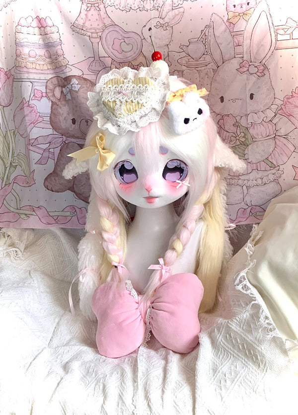 [Lamb] Yellow Kawaii Sweet Lamb Kig Fursuits Stock