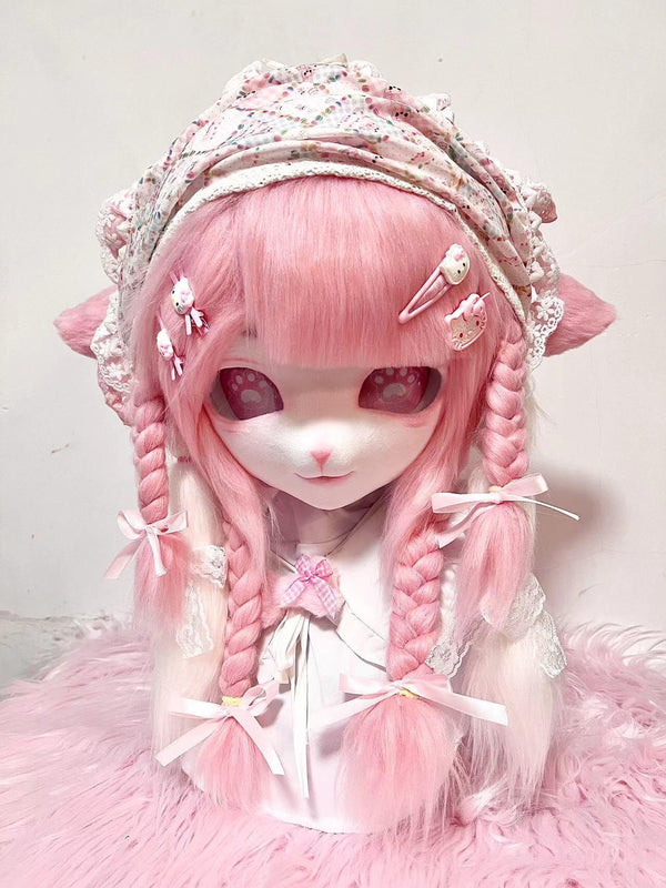 [Lamb] Pink lolita kitten kig fursuits stock