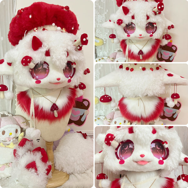 [Lamb] Forest Mushroom Lamb Bear Kemono Fursuits Stock(gift paws+tail)