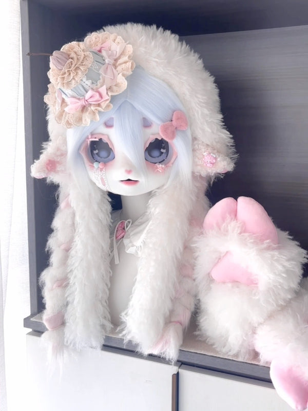 [Lamb] Colorful Lamb Cake Kig Fursuits Stock（gift paws）