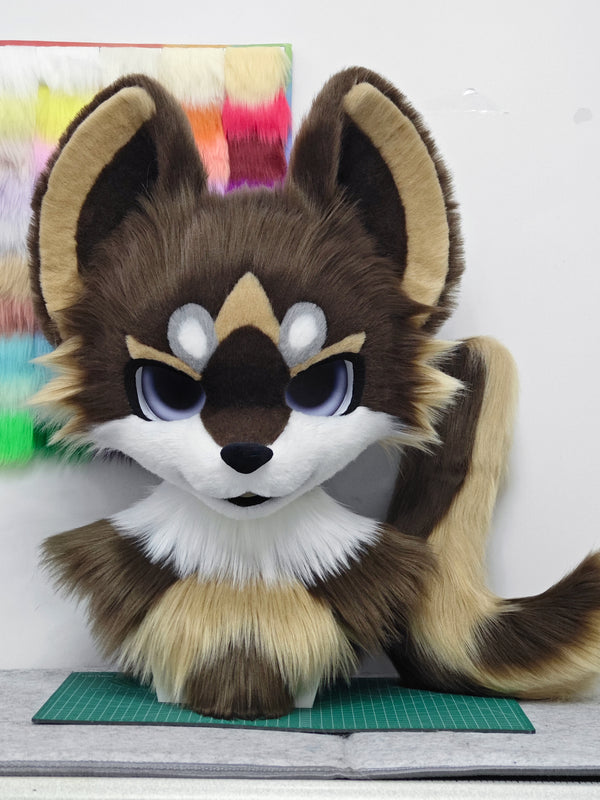 [Fox] Brown Fox Kemono Fursuits Stock (Gift Tail)