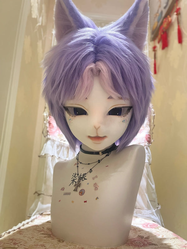 [Fox] Purple little fox kig fursuits stock