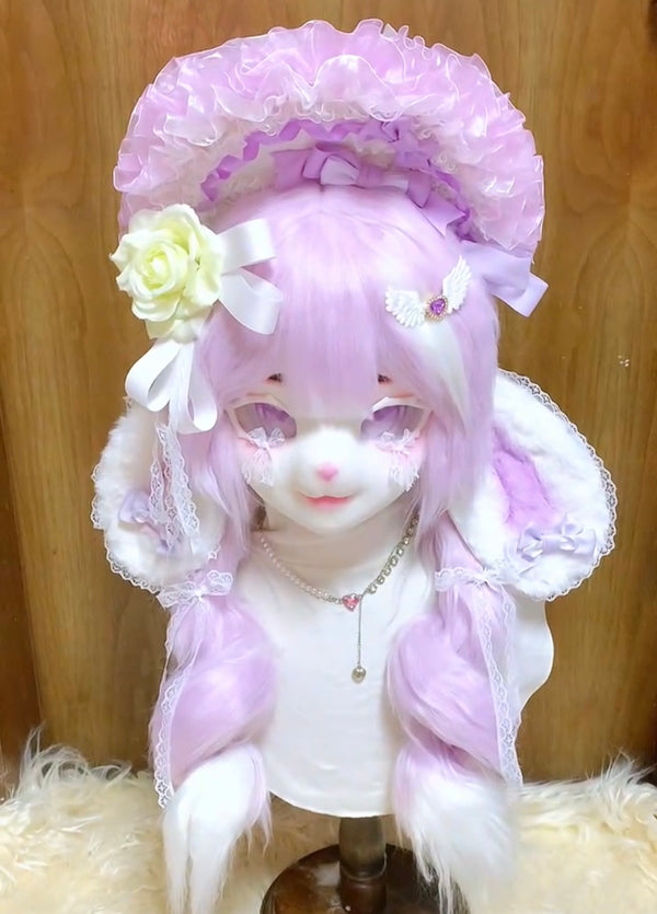 [Bunny] Retro Purple Bunny kig fursuits stock