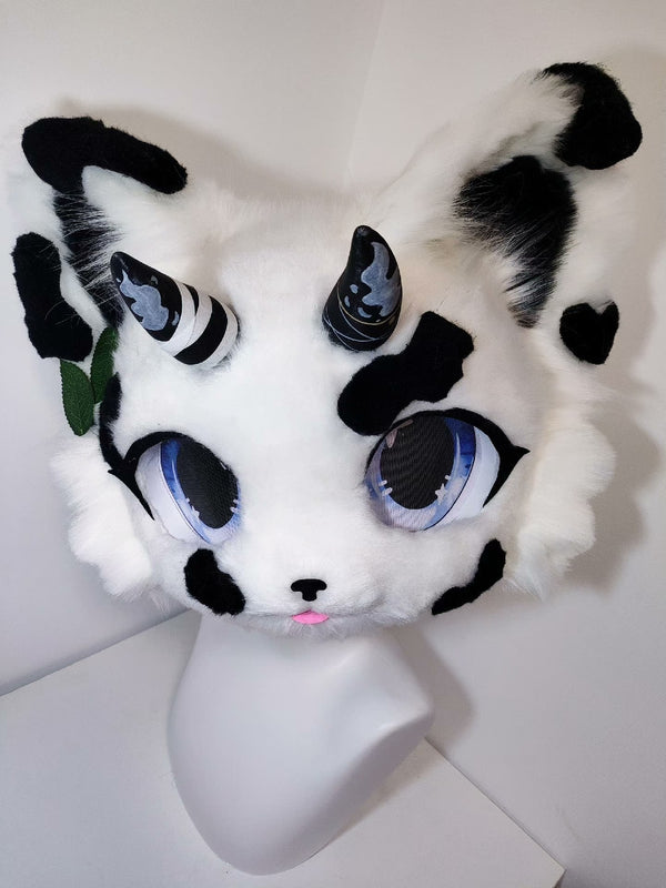 [Dog] Black and white spotted puppy Kemono Fursuits Stock