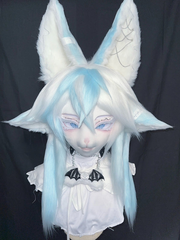 [Fox] Blue WHite fox Kig Fursuits Stock