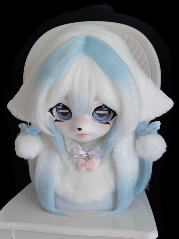 [Lamb] Blue and white lamb Kig Fursuits Stock(gift neck fur)